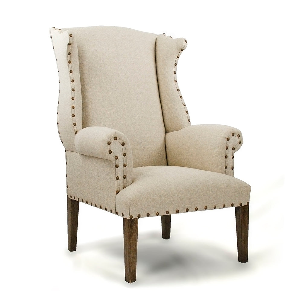 Upholstered Wingback Chair