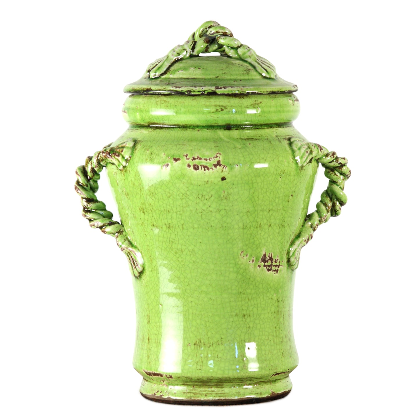 Green Pottery Jar (7104 L)