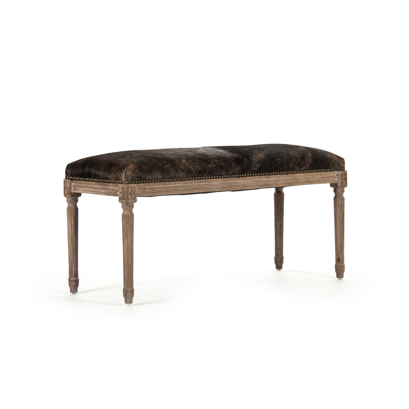 Cow Hide Bench B014 E272 Cow ED