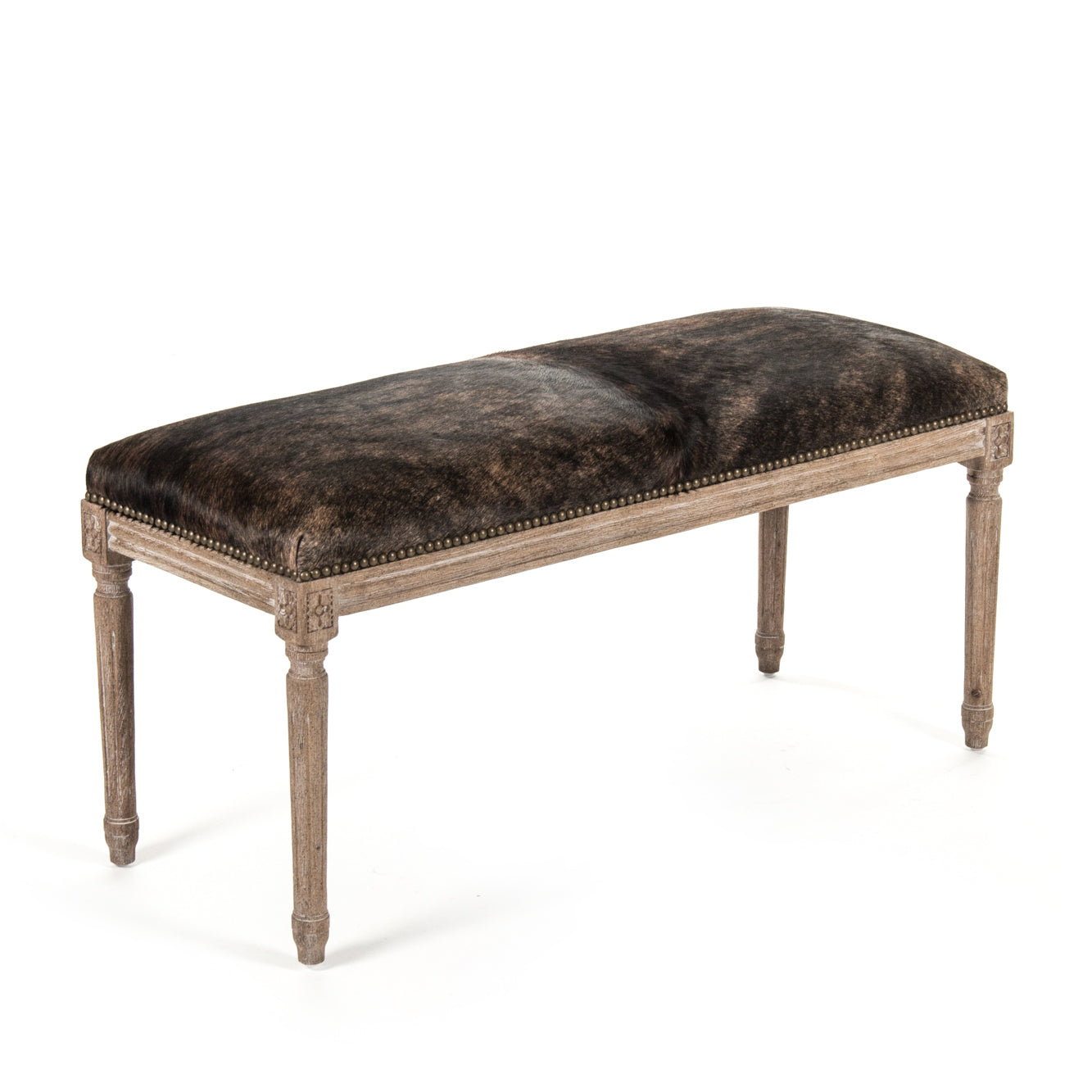 Cow Hide Bench B014 E272 Cow ED