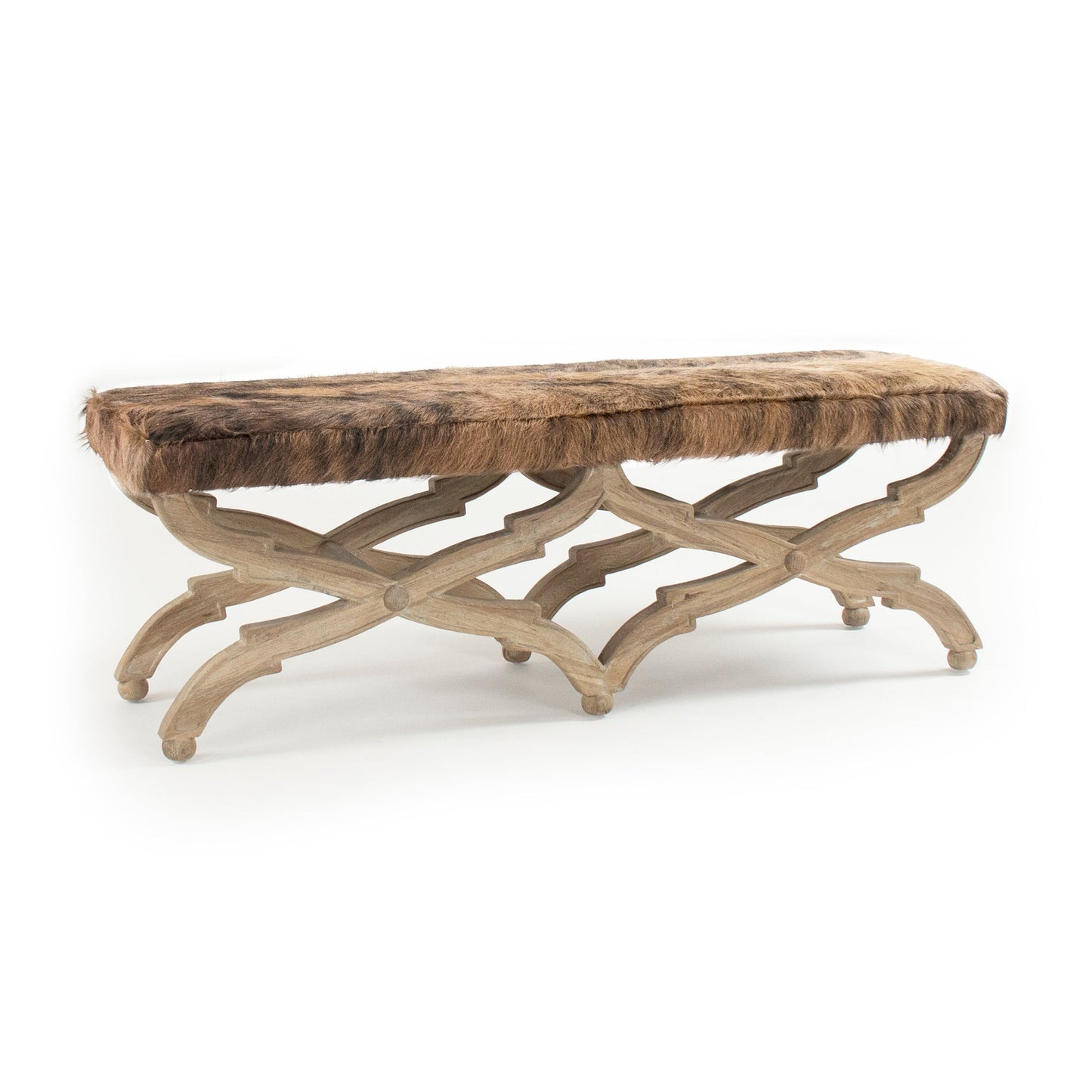 Cow Hide Bench CF163 E272 Cow EL