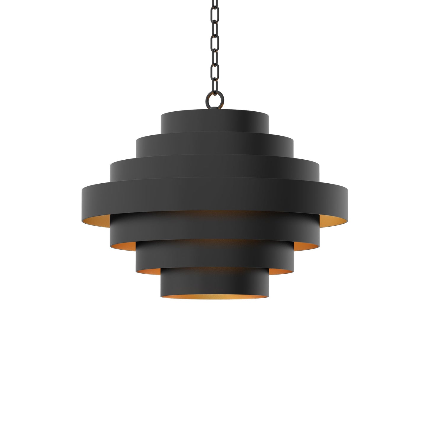 Nordic Black Chandelier Small
