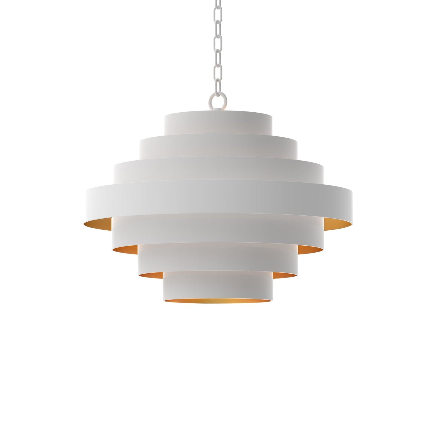 Nordic White Chandelier Small