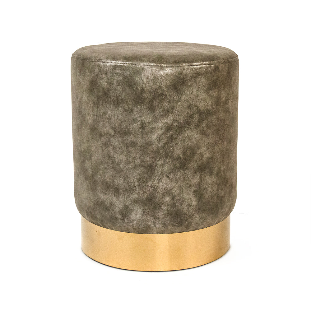 Distressed Grey Stool