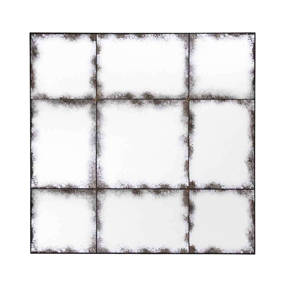 Antiqued Panel Mirror