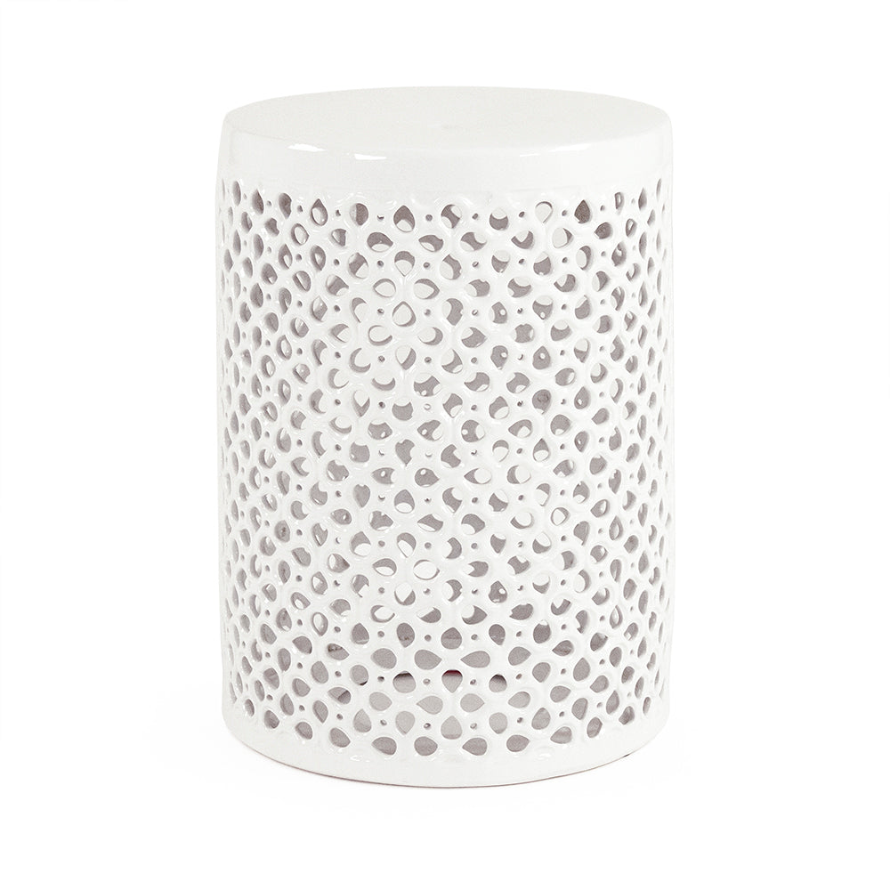 Lanie Garden Stool White