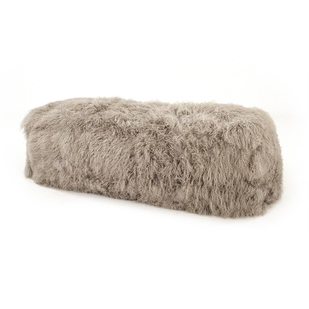 Tibetan Lamb Fur Bench