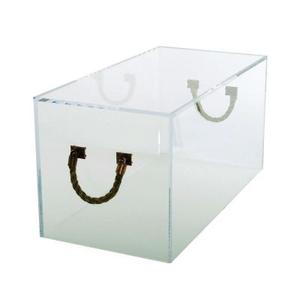 Acrylic Bella Bench with Rope Handles by Jamie Dietrich