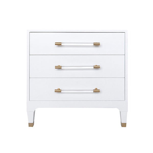 Worlds Away Amber Three Drawer Chest