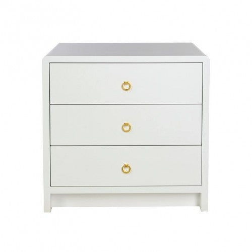 Brook Three Drawer Side Table by EllaHome