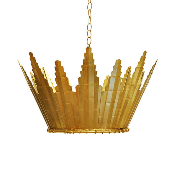 Worlds Away Santorini Sunburst Chandelier