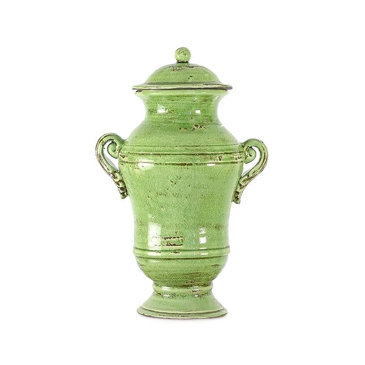 Green Pottery Jar
