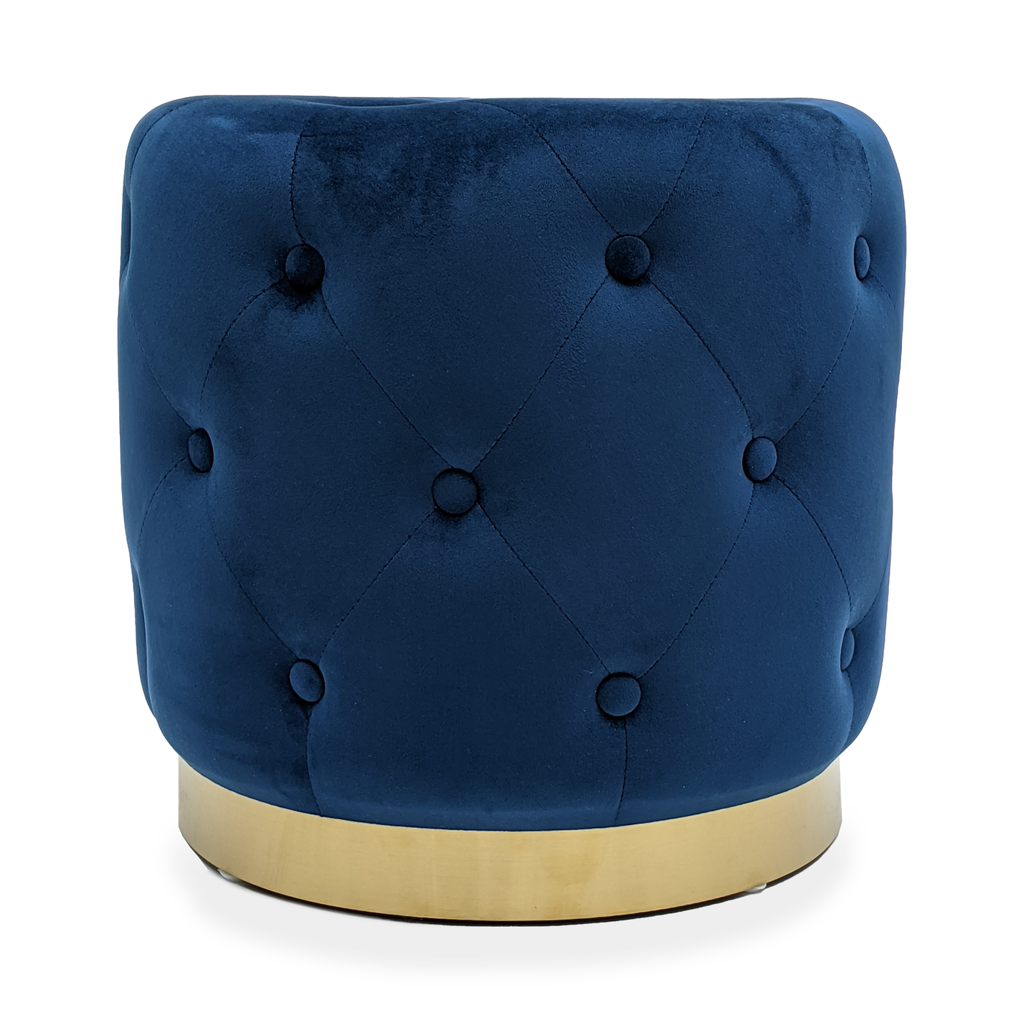 Blue Velvet Stool