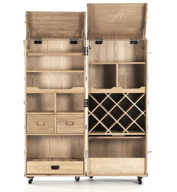 Sinclair Foldable Wine Cabinet