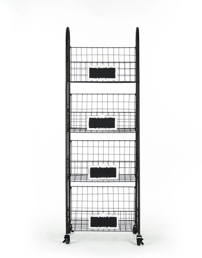 Rafael Basket Storage Cart