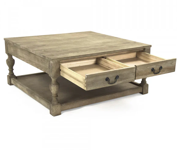Eros Square Coffee Table with Storage