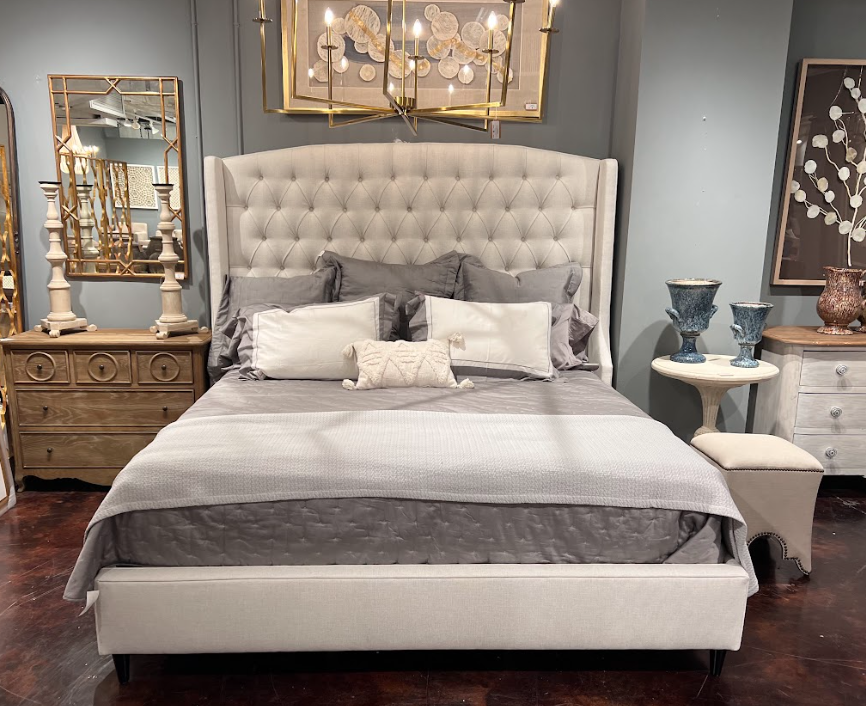 Wingback Tufted Bed