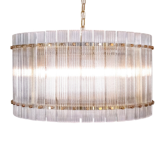 Cordelia Crystal Drum Chandelier Large