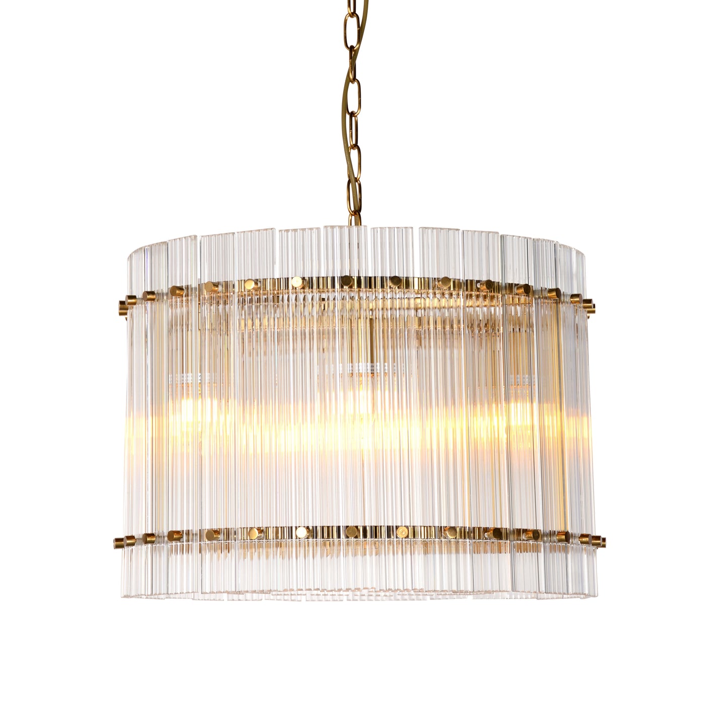 Cordelia Crystal Drum Chandelier Small