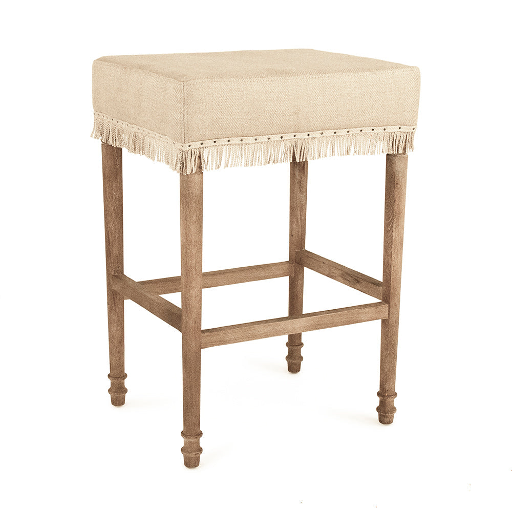 bohemian style barstool without backrest