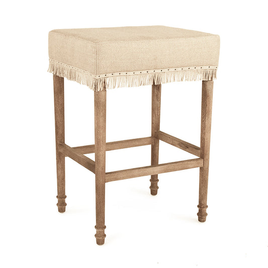 bohemian style barstool without backrest