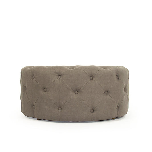 Round Tufted Ottoman