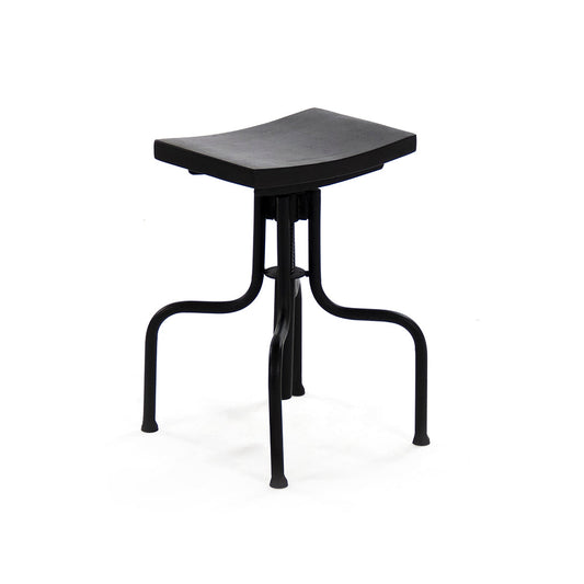 industrial style barstool without backrest