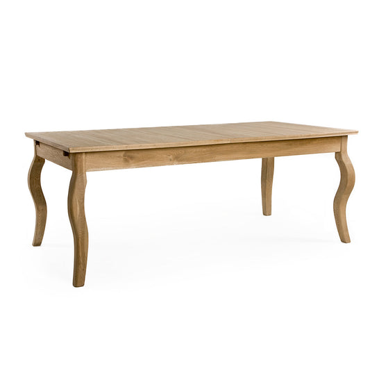 Rhone Natural Oak Dining Table Extendable (Butterfly Leaf)