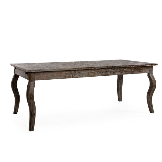 Rhone Charcoal Oak Dining Table Extendable (Butterfly Leaf)