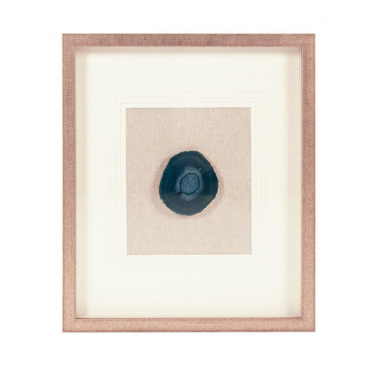 Blue Geode Shadowbox Wall Art