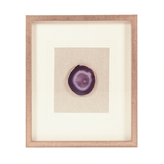 Purple Geode Shadowbox Wall Art