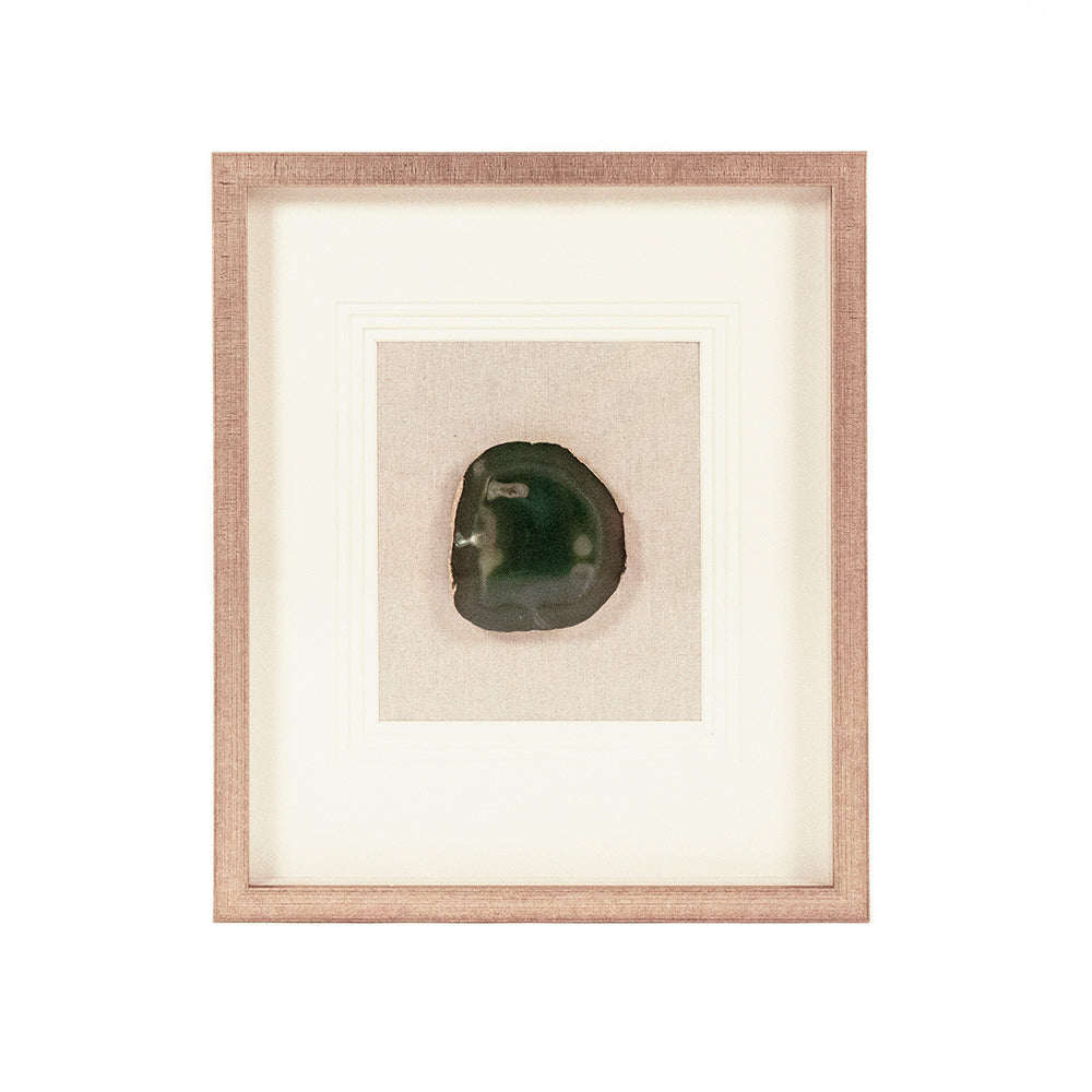 Green Geode Shadowbox Wall Art
